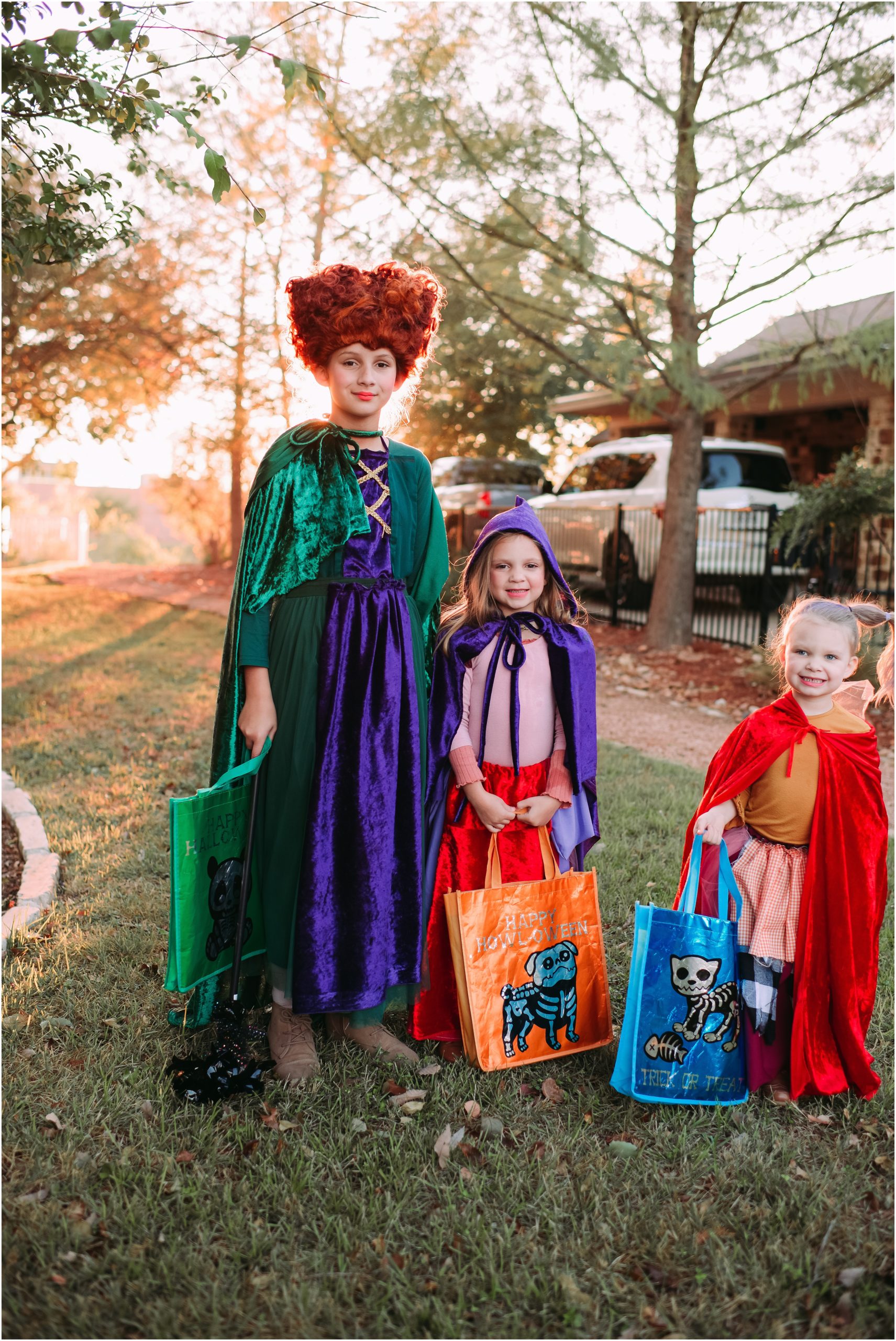 OUR DIY Hocus Pocus Sanderson Sisters costumes! - Life With Littles